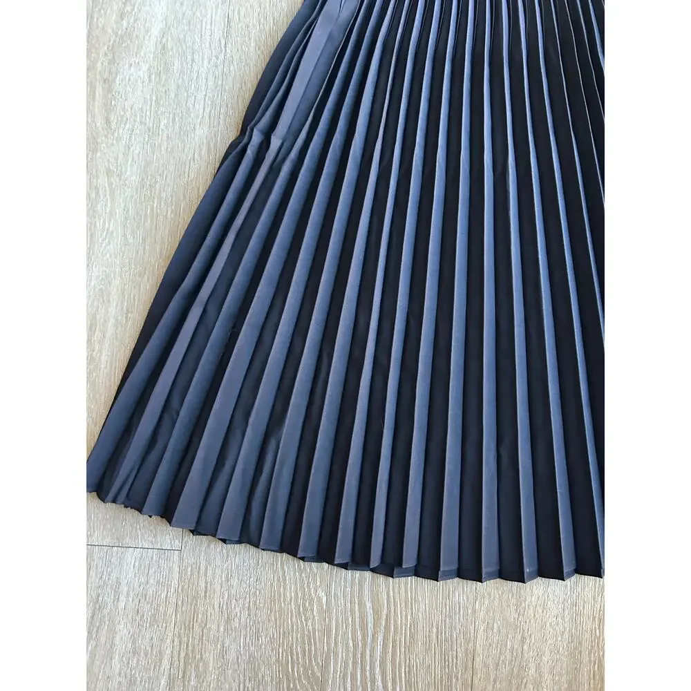 NWT Eileen Fisher Wool Silk Pleated Skirt quiet luxury old money career capsule - Picture 3 of 13